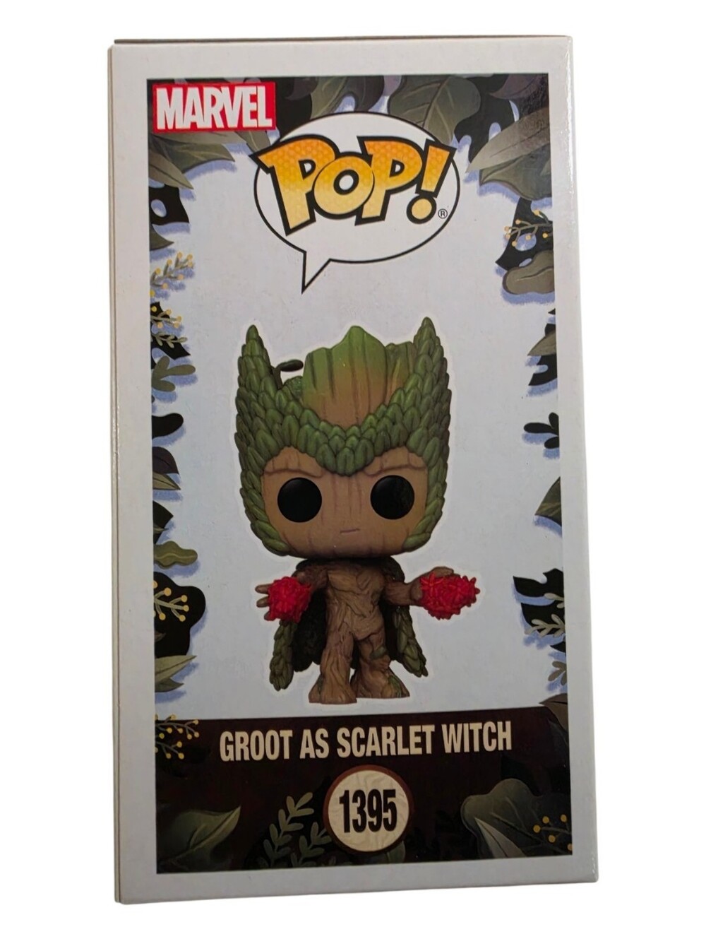 Funko Pop Marvel We Are Groot Groot as Scarlet Witch #1395 NIB - Picture 4 of 8